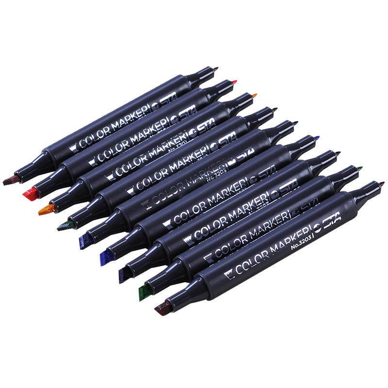 正品sta斯塔马克笔单支自选 3203酒精双头彩色油性肤色人物肉色单只