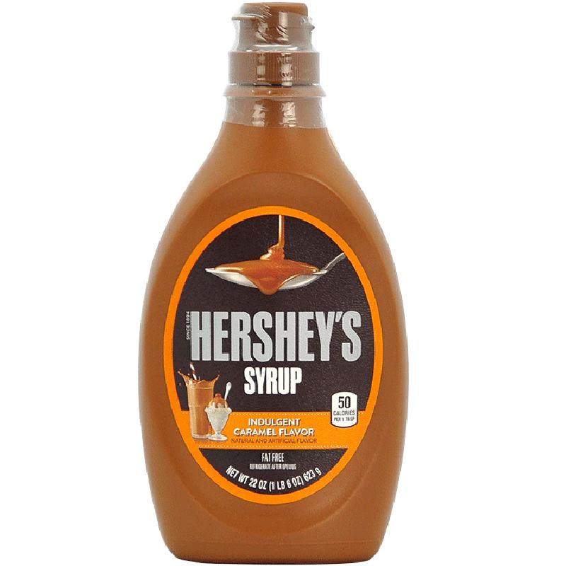 原装进口好时焦糖酱 焦糖味糖浆623g 咖啡奶茶冰淇淋甜品烘焙原料