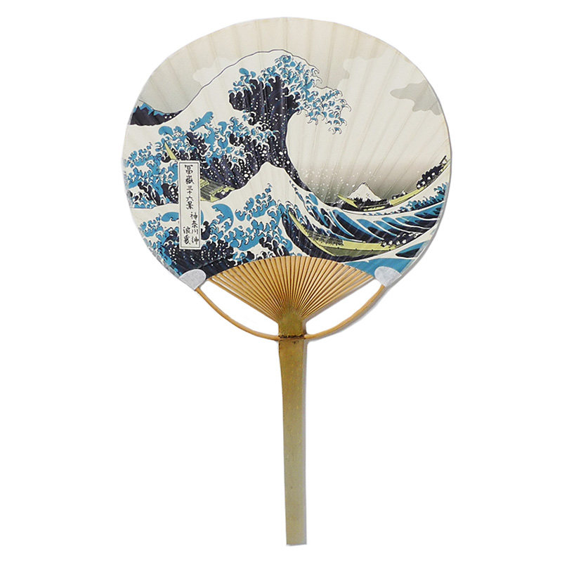 满28包邮日本日式团扇古风扇子宫扇圆形红色节日祭字单面复古和风