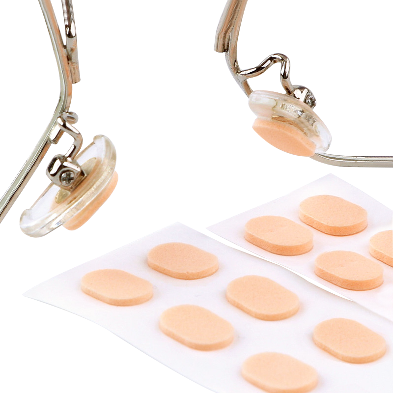 眼镜托贴片戴眼睛压痕垫不脱妆不疼海绵粉扑鼻梁增高鼻垫防滑鼻托