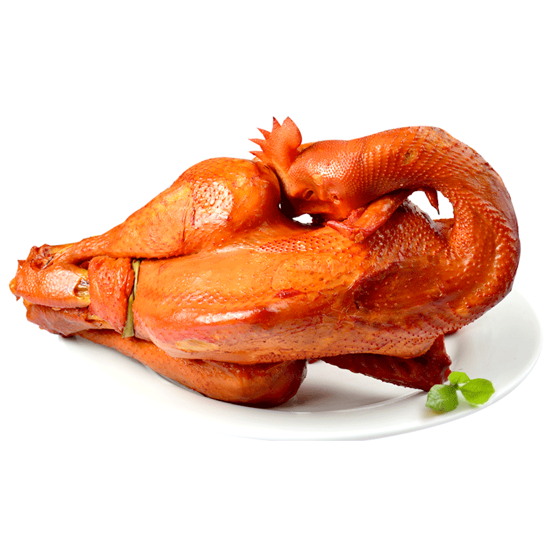 4只扒鸡礼箱山东德州正宗五香烧鸡整只熟食特产小吃老字号卤鸡