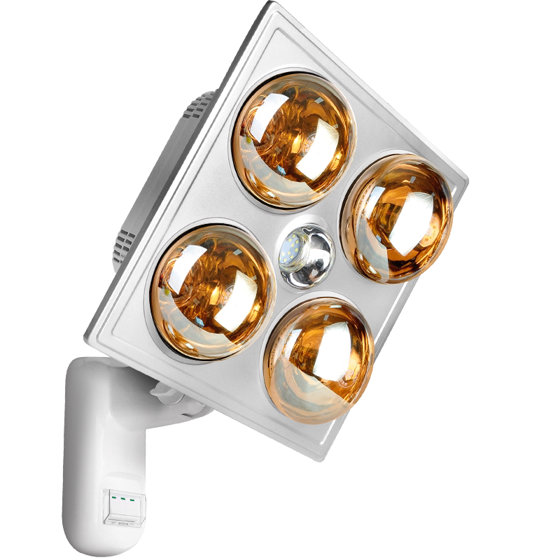 志高壁挂式浴霸壁挂灯暖卫生间浴室家用防水防爆四灯挂墙壁取暖灯