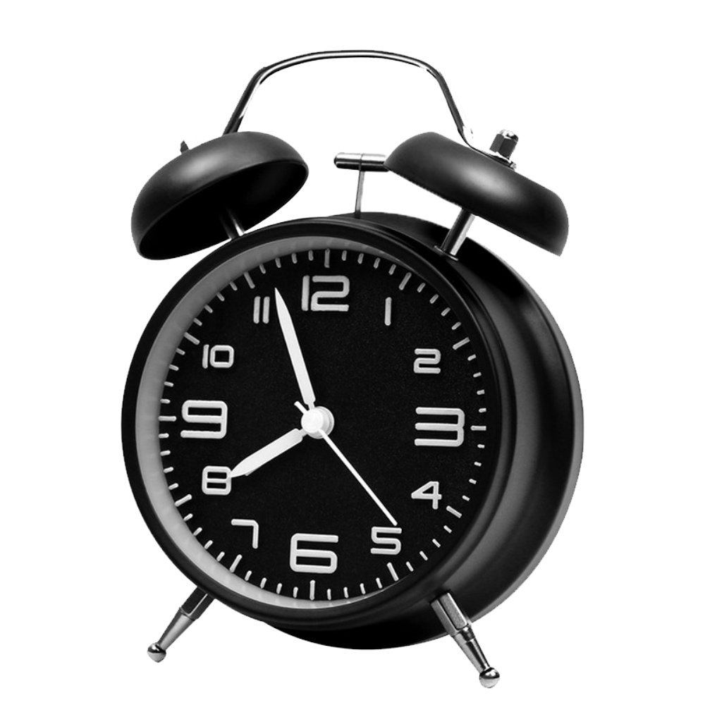 超大声音闹铃小闹钟床头夜光学生用卡通儿童专用静音简约卧室音量