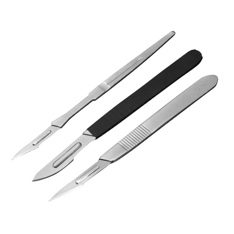 包邮不锈钢手术刀 11号刀片 刀柄维修雕刻练习修脚贴膜手术刀架