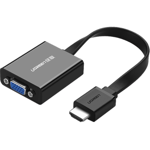 绿联hdmi转vga转换器hami转接口hdim音频笔记本电脑台式机顶盒电视