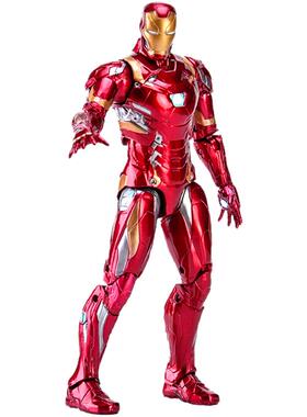 中动mk85钢铁侠手办漫威正版授权复仇者联盟玩具mk46发光版36cm