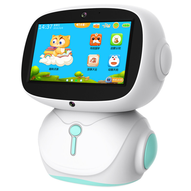 机器人儿童玩具男孩小电视智能语音对话早教机遥控电动女孩学习机