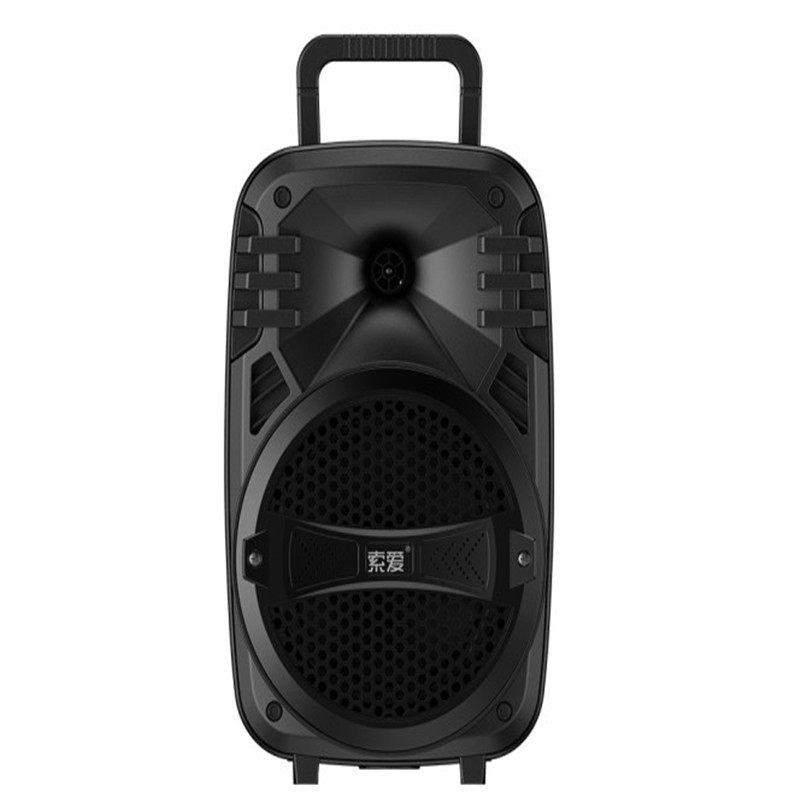 索爱sa-t18广场舞音响8寸教学培训家庭唱歌蓝牙拉杆音箱户外音响
