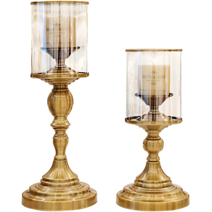 欧式餐桌复古架子摆设浪漫灯蜡烛台