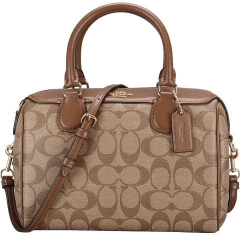 coach/蔻驰2019新款女士经典中号波士顿桶包手提单肩斜挎包 32203