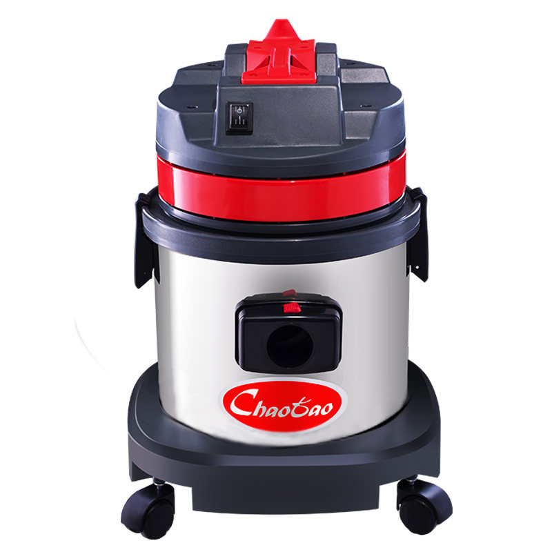 超宝cb15桶式吸尘器小型家用强力大功率商用装修美缝吸尘吸水15l