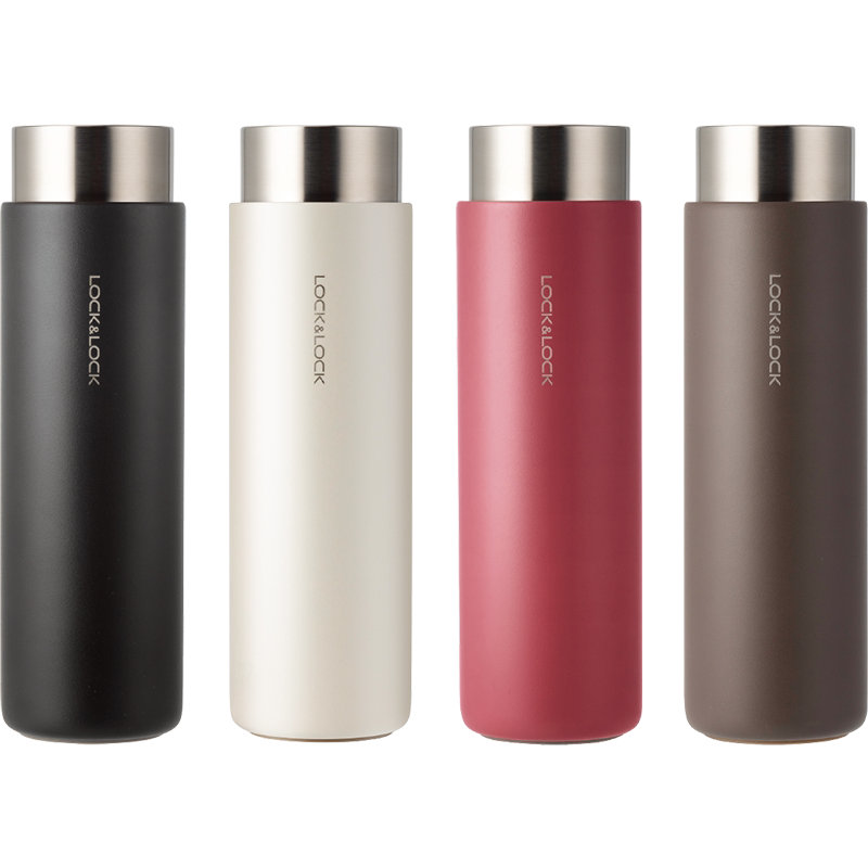 乐扣乐扣保温杯邓伦同款简约北欧ins水杯便携316不锈钢男女400ml