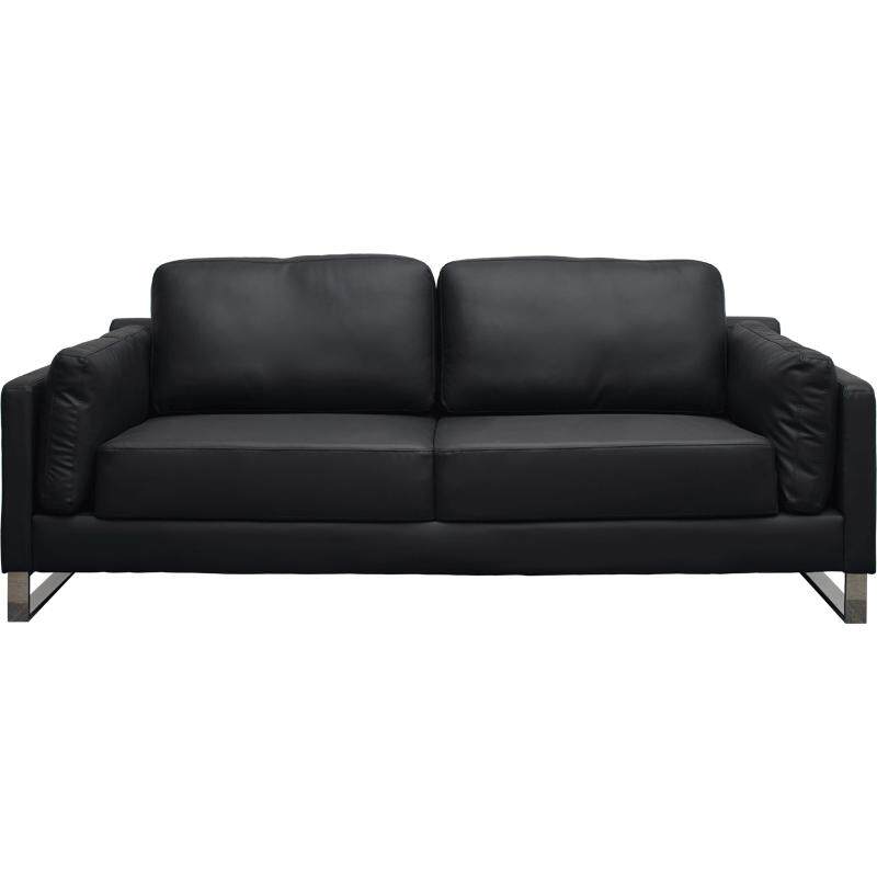 沙发老板办公室三人座位会客接待洽谈区现代简约商务家具 - 纳森家居