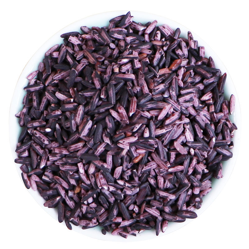 墨江紫米新紫色米农家自产自种紫米面包原料500克紫大米夏时屿