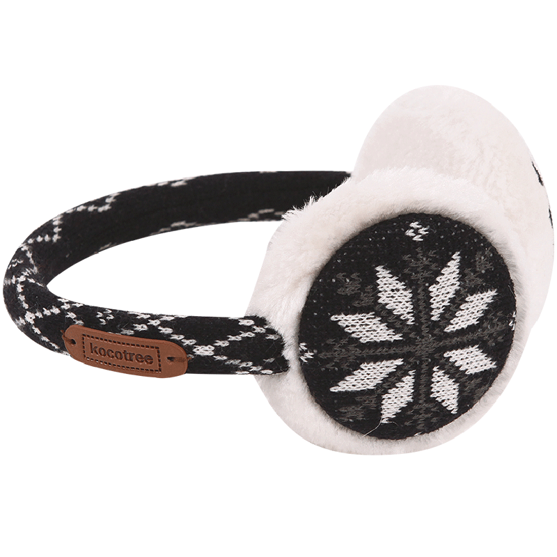 kk树新款小孩可爱小熊防风毛绒耳罩宝宝耳套冬季男女童护耳保暖潮