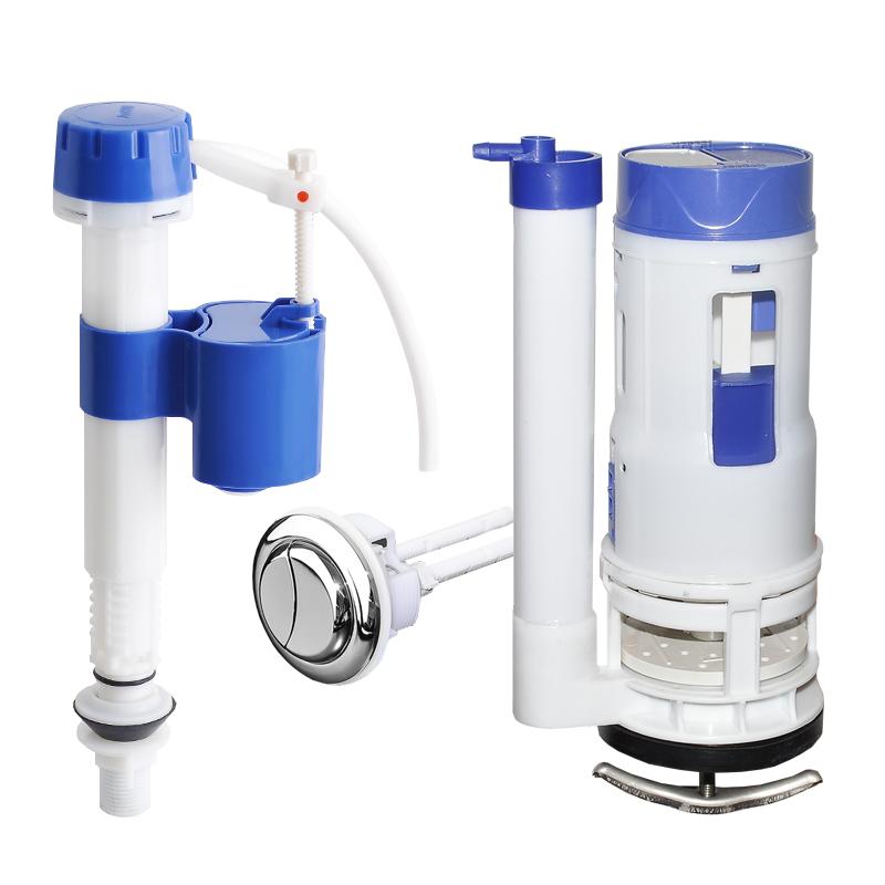 马桶水箱排水阀配件进水阀上水器老式浮球抽水坐便器通用按钮全套