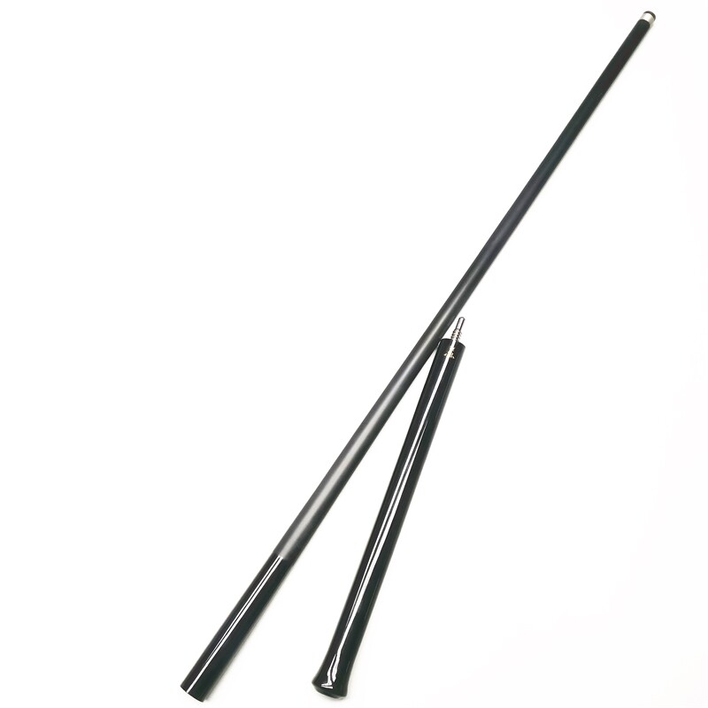 台球杆跳杆进口台湾高发kf铁头中黑八九球台球跳球杆铁头跳跳球杆