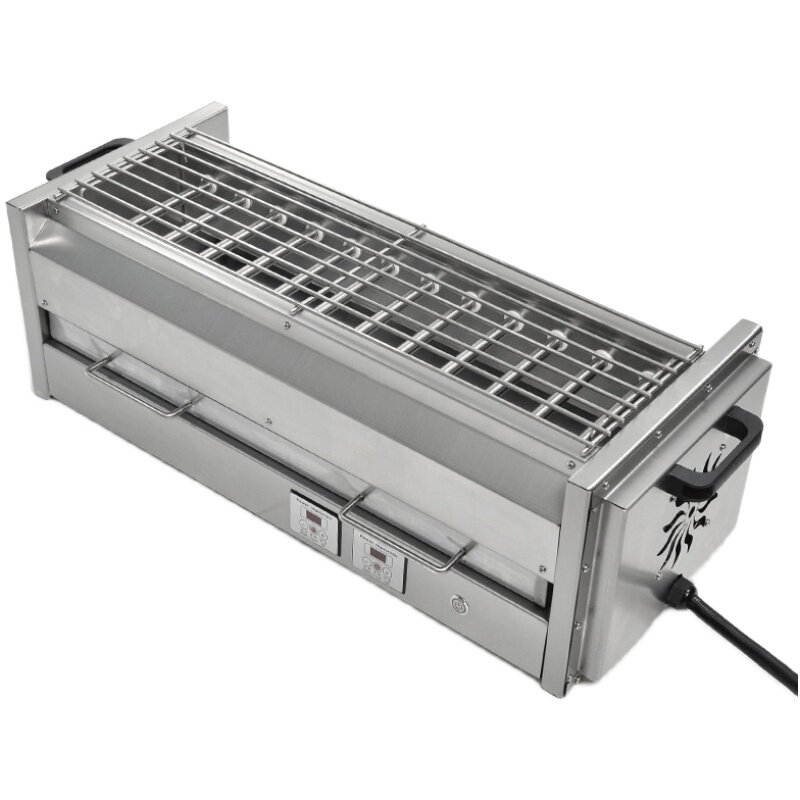 梵帝赫电烤炉商用摆摊黑金刚电烧烤炉天然气烤架商用燃气炉