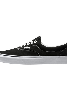 vans era 黑白经典款范斯低帮男女情侣鞋休闲鞋帆布鞋vn000ewzblk