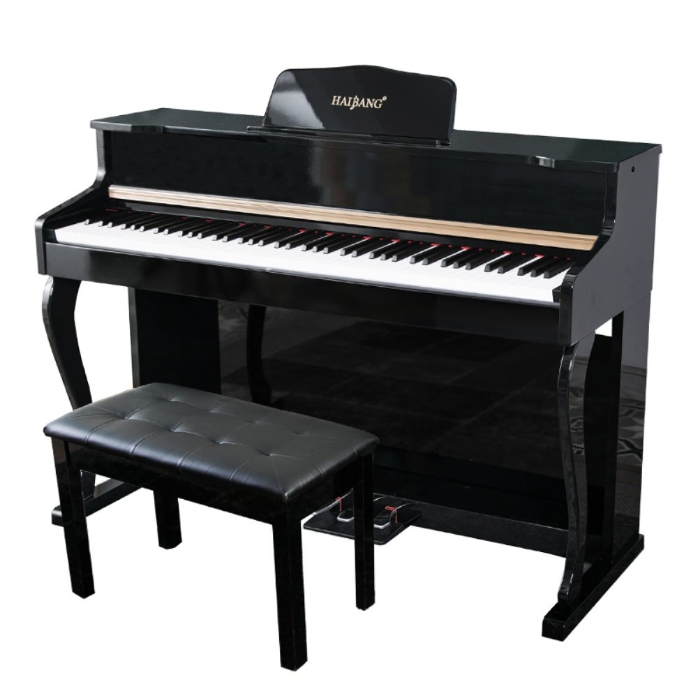 海邦电钢琴88键重锤家用专业电子钢琴考级幼师初学者儿童数码钢琴
