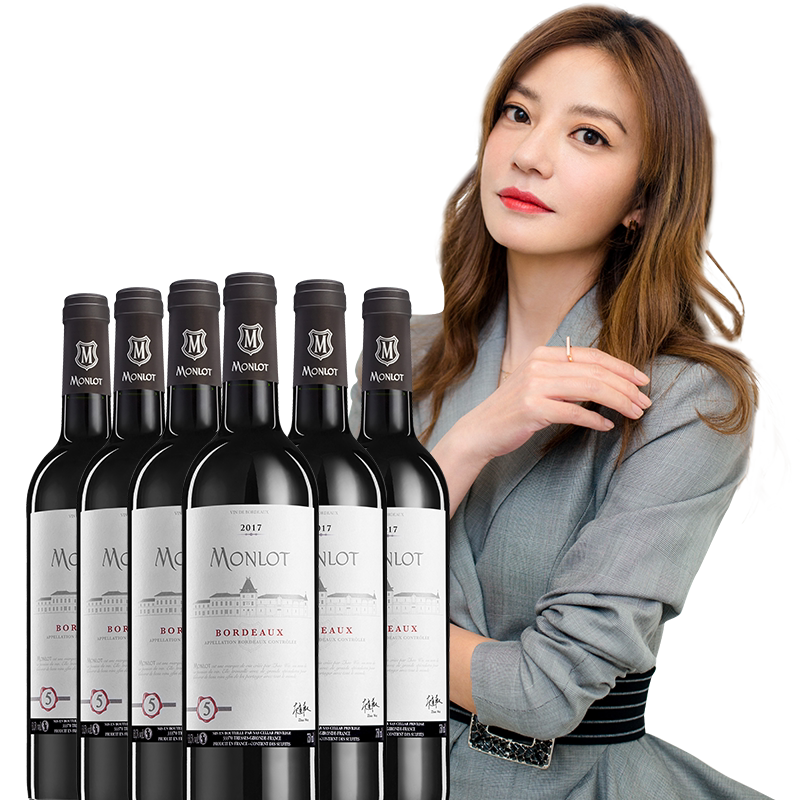 赵薇梦陇酒庄红酒法国葡萄酒自酿波尔多aoc级别原瓶进口干红整箱