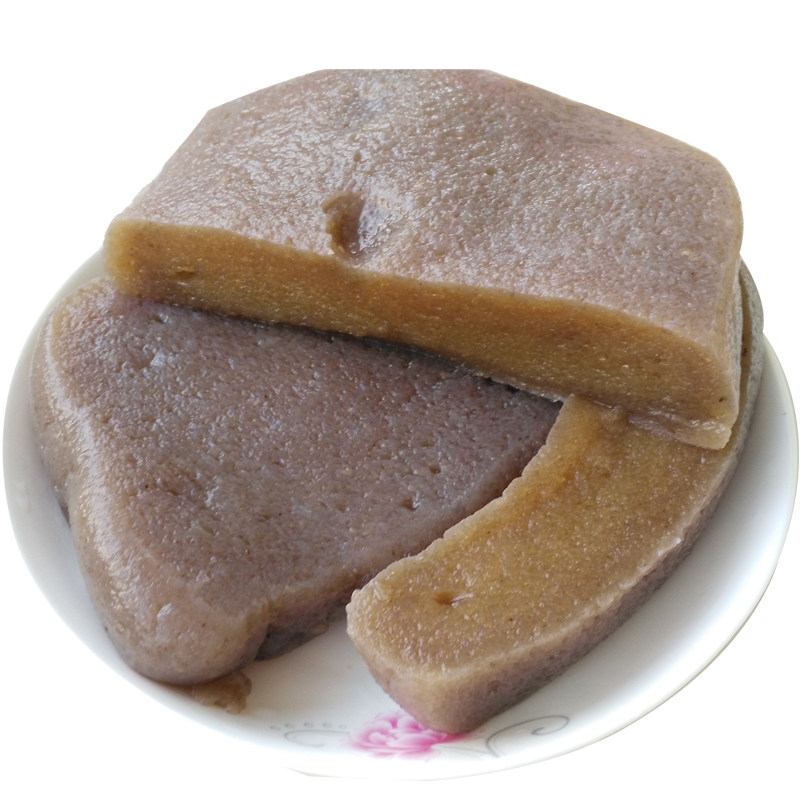 秦岭魔芋豆腐 新鲜十堰特产纯手工鲜磨芋块魔芋火锅食材3份包邮