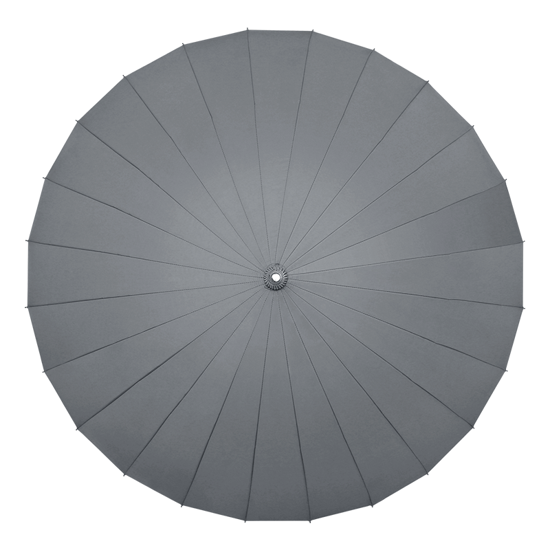 尊驰l1 24骨男士简约黑色长柄伞男女防风加固直柄手动雨伞大号