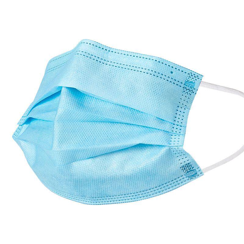 包邮一次性口罩加厚50只装三层防护含熔喷高效过滤成人单独立包装
