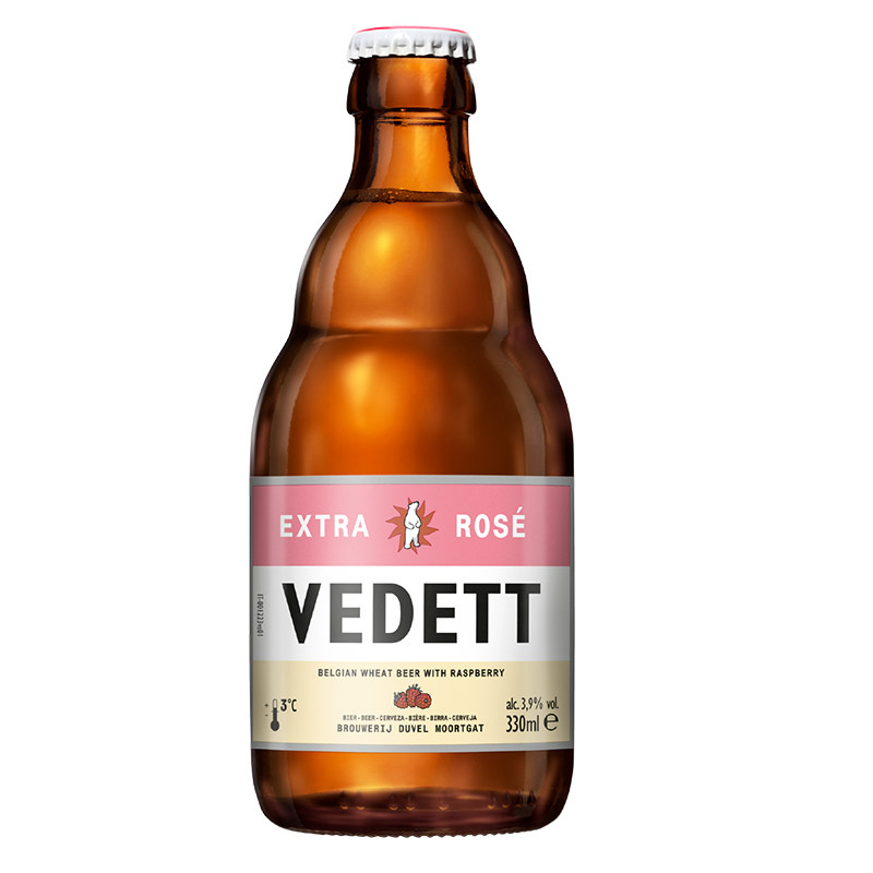 白熊玫瑰红啤酒 比利时原装进口 小麦啤酒 精酿啤酒330ml*6瓶装