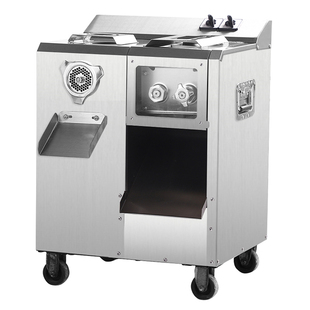 绞肉机商用不锈钢大功率电动碎肉多功能切片切丝灌肠机肉铺用大型