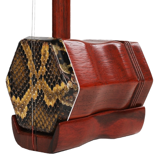 厂家直销初学者吴越牌红色成人二胡