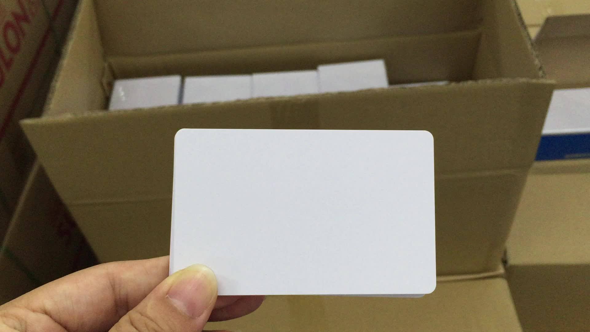 塑料光泽 pvc 商务学生照片空白身份证制造商