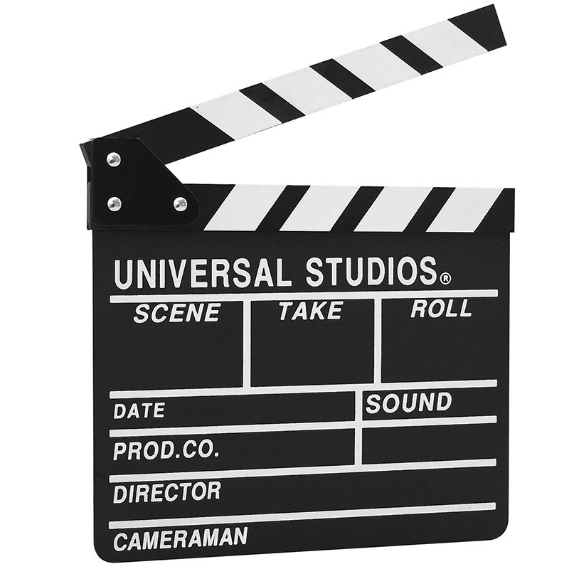 场记板电影拍板导演板打板器木质产品摄影网店拍照创意装饰品道具