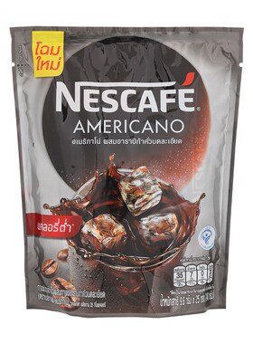 泰国雀巢americano美式冰咖啡25条低糖低脂速溶3合1铁石心肠tor帅