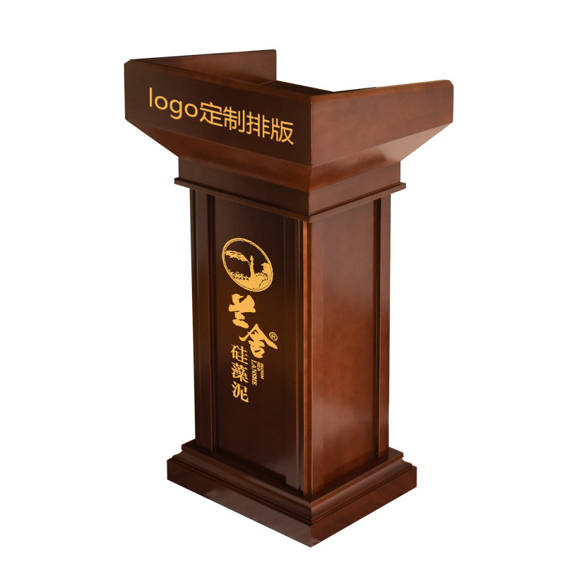 高端实木演讲台发言台导购台迎宾台接待台泊车台礼宾台教师讲台桌