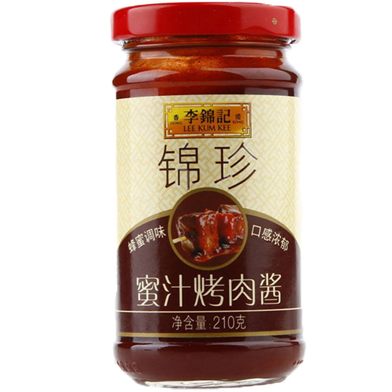 李锦记蜜汁烤肉酱210g锦珍蜂蜜秘制烤肉意大利面酱烧烤腌料调味酱