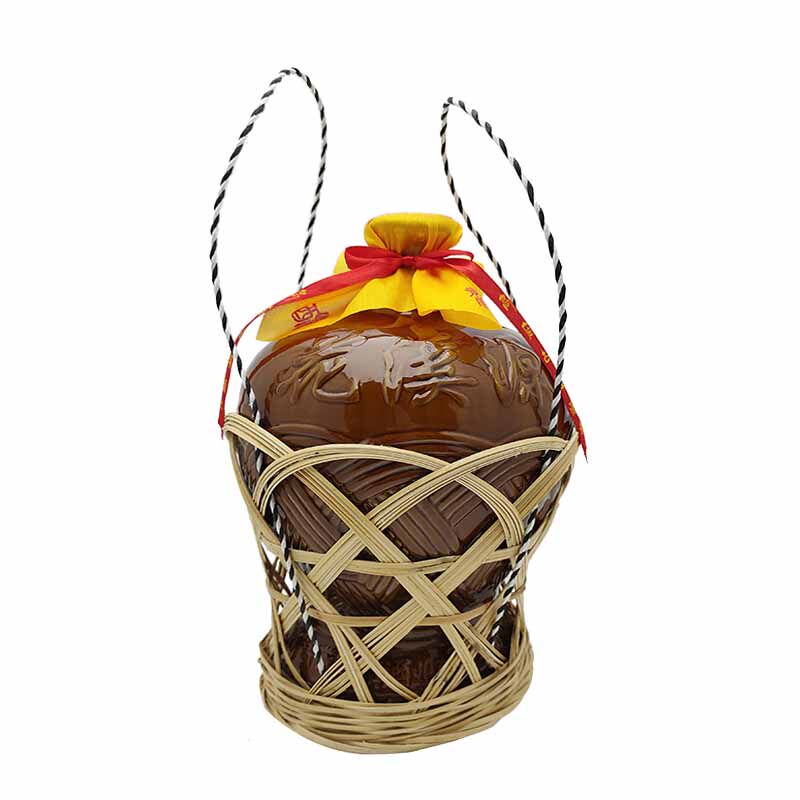 四川高庙白酒花溪源5斤坛装窑藏老酒纯高粱粮食清香型高度礼品装