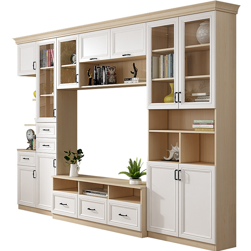 2020新款客厅小户型多功能电视柜组合墙柜背景墙组合柜定制柜子