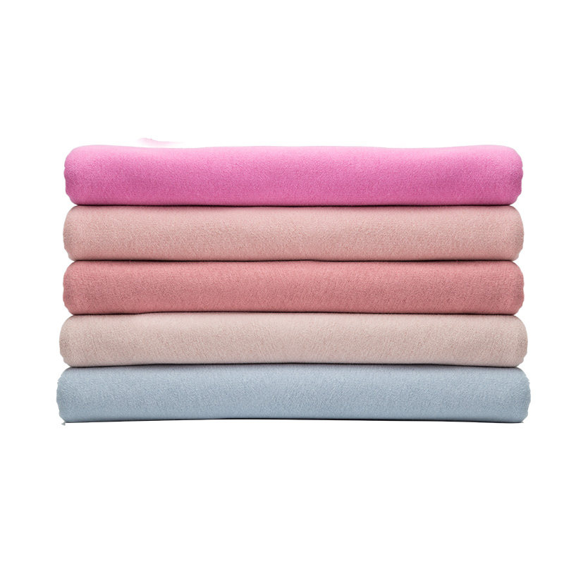 纯棉布料针织面料舒服柔软挺括休闲t恤背心服装纯色棉布布料diy