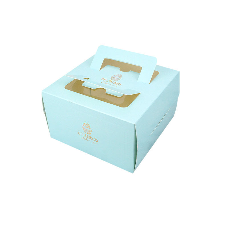 4/6寸8寸蛋糕盒方形手提蛋糕盒生日蛋糕盒子慕斯蛋糕包装盒送托