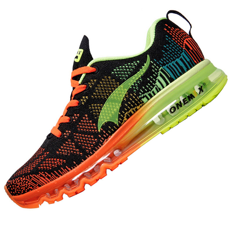 onemix玩觅秋冬运动鞋男透气全掌气垫鞋男士跑步鞋女减震休闲跑鞋