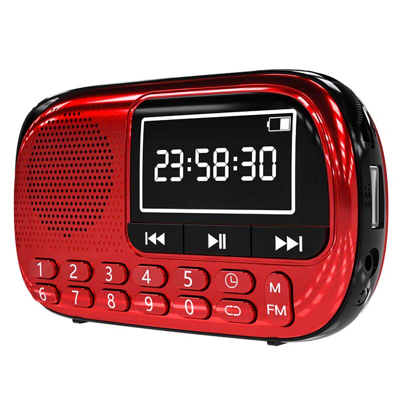 先科v90收音机老人便携式新款老年人听戏多功能随身听小播放器可插u