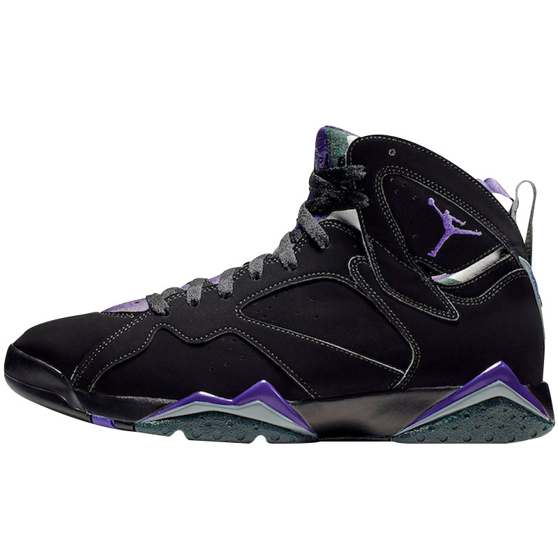 air jordan 7 ray allen aj7雷阿伦雄鹿黑紫篮球鞋 304775/304774