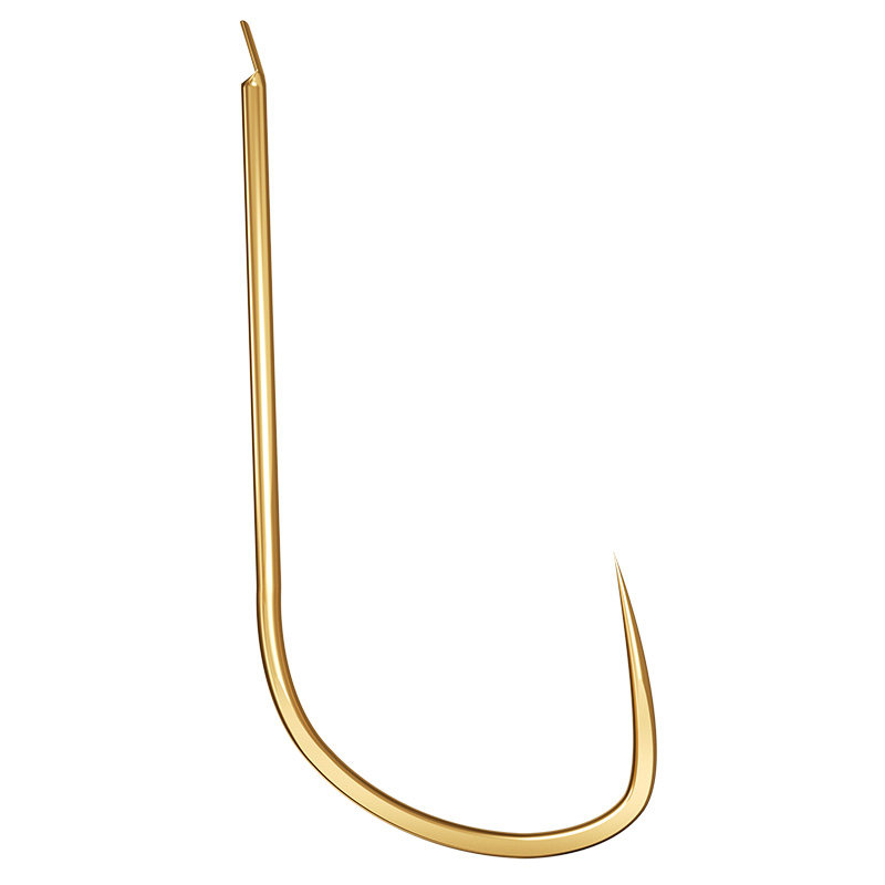 化氏一味正品金袖钩极细无倒刺鱼钩冬季野钓竞技小鲫鱼钩白条专用