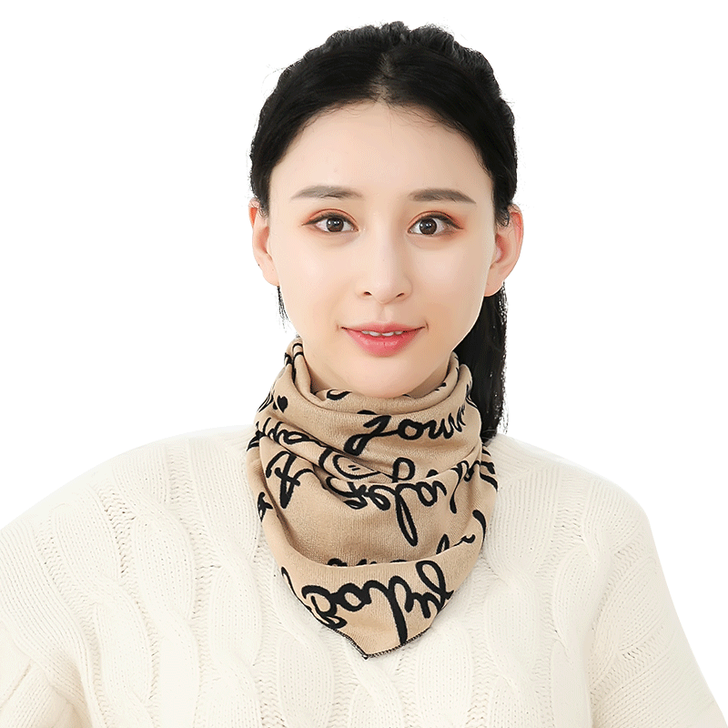 围脖女脖颈套春秋冬季薄款护颈针织脖套保暖颈椎围巾百搭面罩韩版