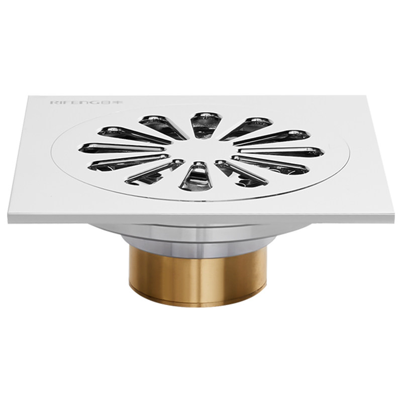 日丰地漏洗衣机两用浴室全铜头发防堵神器防臭卫生间大淋浴地漏