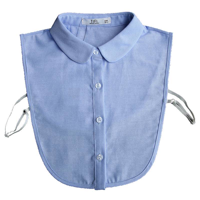 纯棉假领子男士女百搭打底假领衬衫衬上衣假衣领牛津仔纺春夏秋季