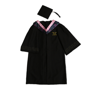 学士服工科毕业袍男女硕士生学位服理科定制毕业照服装大学典礼服