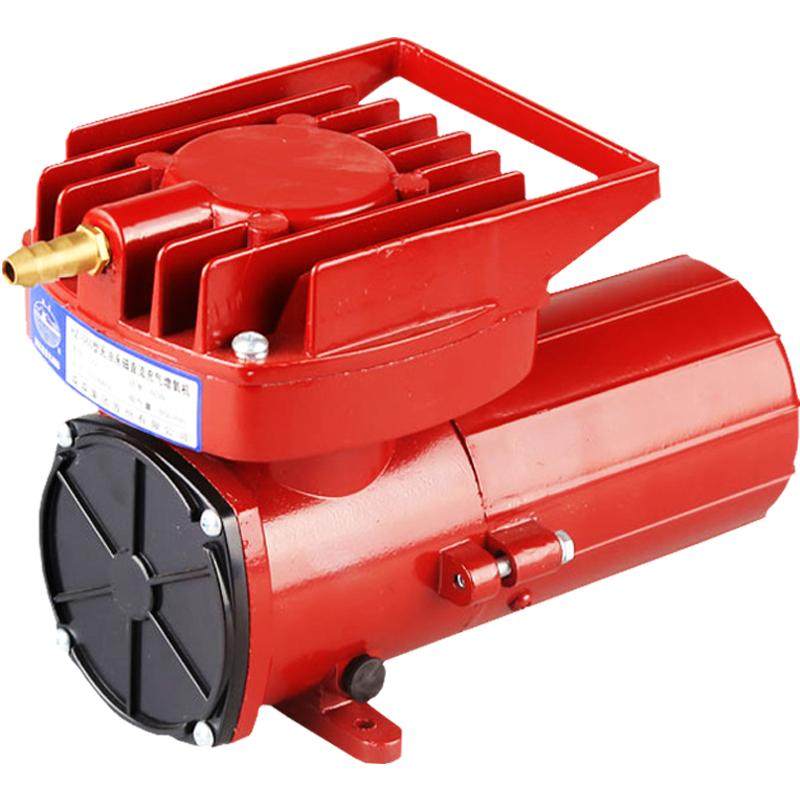 森森无油永磁直流增氧机24v12v充氧泵卖鱼氧气泵多孔接电瓶大功率