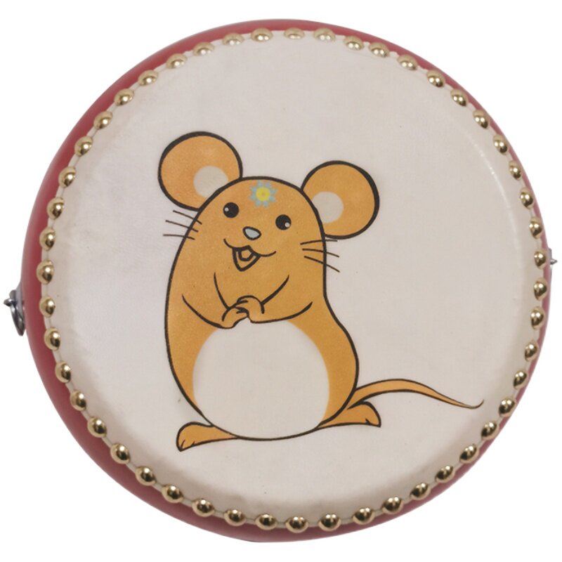 免费定制彩绘鼓5678寸牛皮鼓小鼓儿童鼓堂鼓幼儿园打击乐器玩具鼓